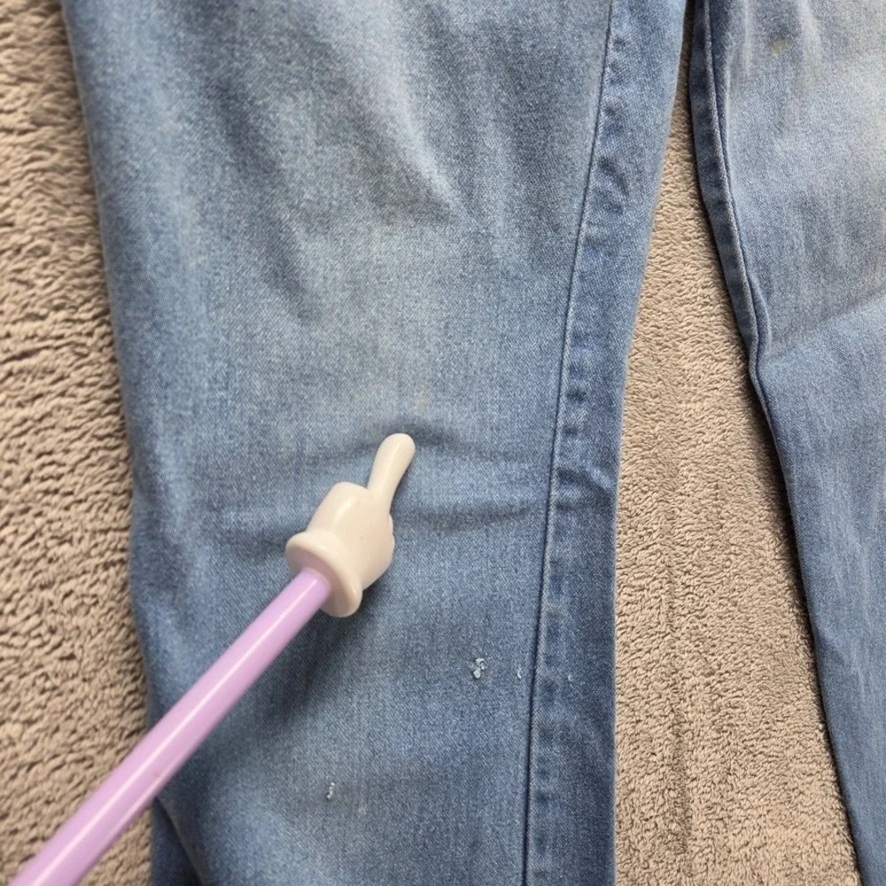 Vintage Wrangler Jeans Mens 34X31 Blue Slim Bootcut Mid Rise Faded Western Denim